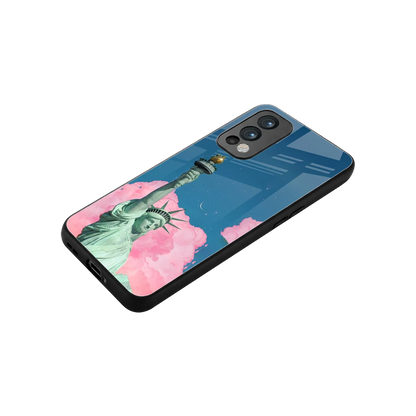 Dreamy Freedom stylish phone case for oneplus nord 2 | glossy glass and slim fit