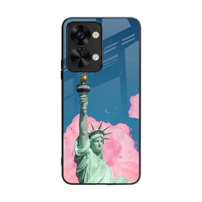 Dreamy Freedom back phone cover | glass case for oneplus nord 2t