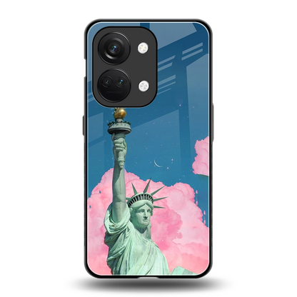 Dreamy Freedom back phone cover | glass case for oneplus nord 3