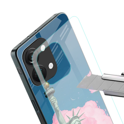 Dreamy Freedom stylish phone case for oneplus nord 3 | glossy glass and slim fit