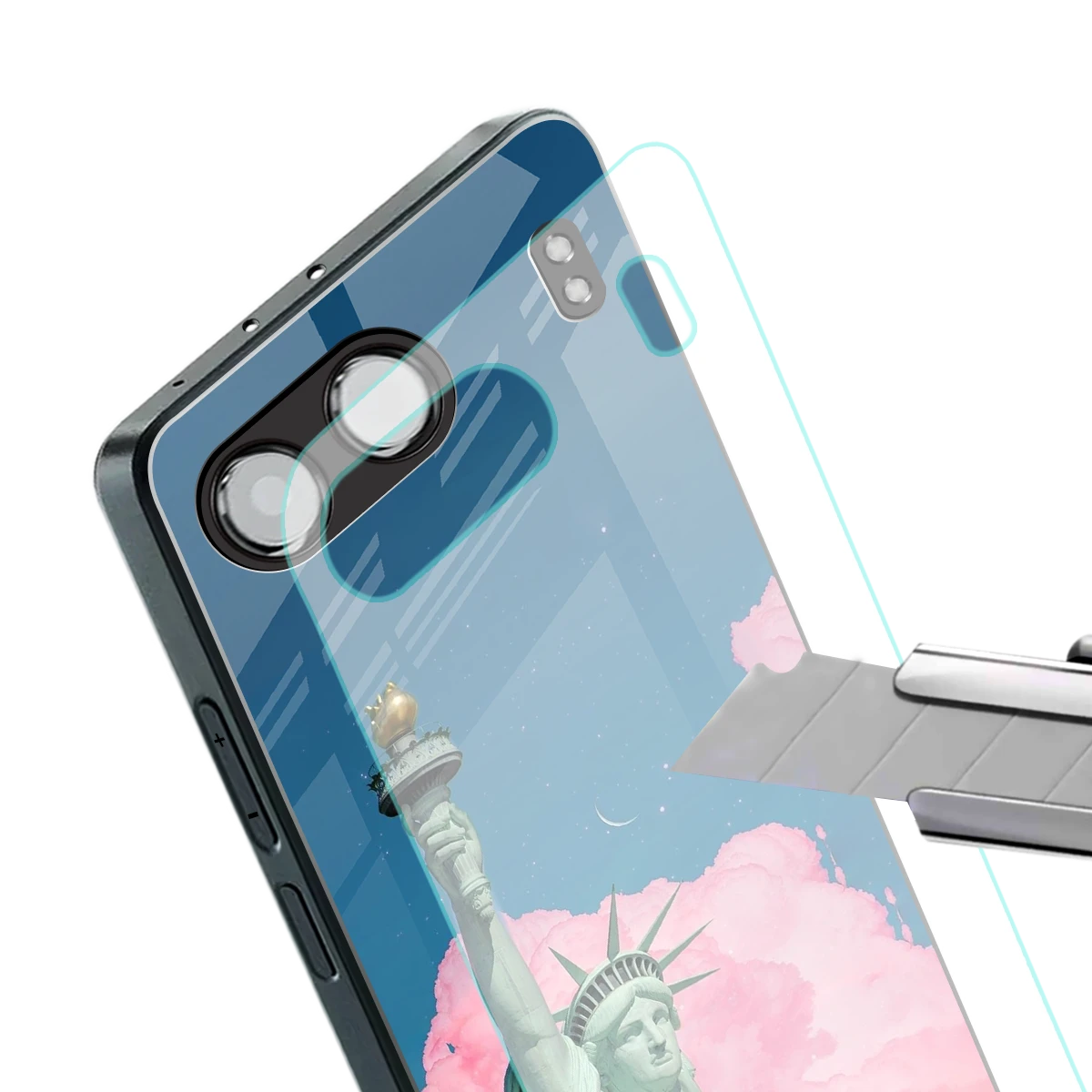 Dreamy Freedom stylish phone case for oneplus nord 4 | glossy glass and slim fit
