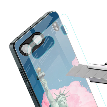 Dreamy Freedom stylish phone case for oneplus nord 4 | glossy glass and slim fit