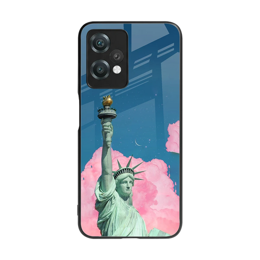 Dreamy Freedom back phone cover | glass case for oneplus nord ce 2 lite