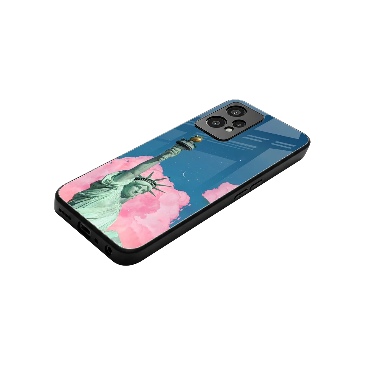 Dreamy Freedom stylish phone case for oneplus nord ce 2 lite | glossy glass and slim fit