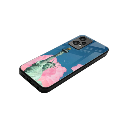 Dreamy Freedom stylish phone case for oneplus nord ce 2 lite | glossy glass and slim fit