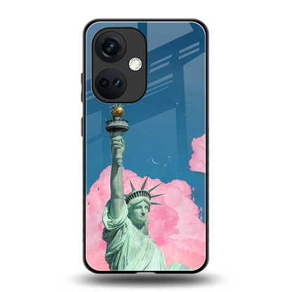 Dreamy Freedom back phone cover | glass case for oneplus nord ce 3