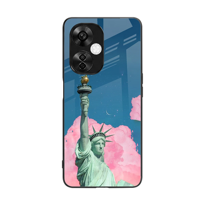 Dreamy Freedom back phone cover | glass case for oneplus nord ce 3 lite