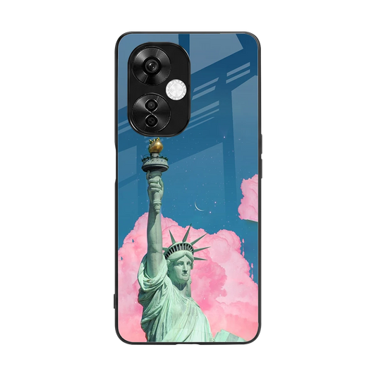 Dreamy Freedom back phone cover | glass case for oneplus nord ce 3 lite