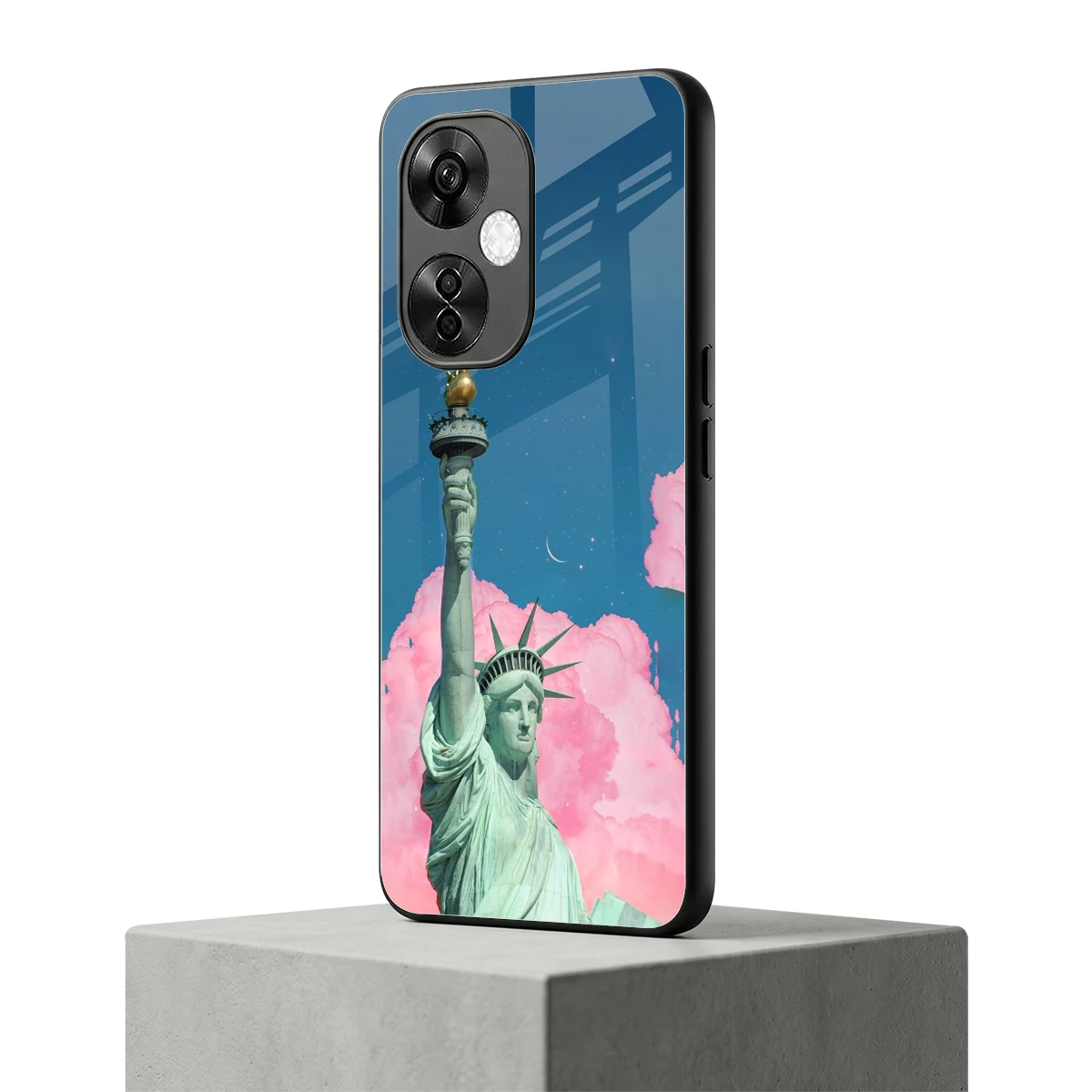 Dreamy Freedom oneplus nord ce 3 lite mobile cover | shockproof glass phone case