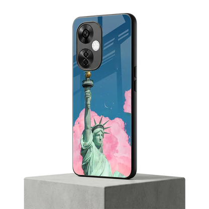 Dreamy Freedom oneplus nord ce 3 lite mobile cover | shockproof glass phone case