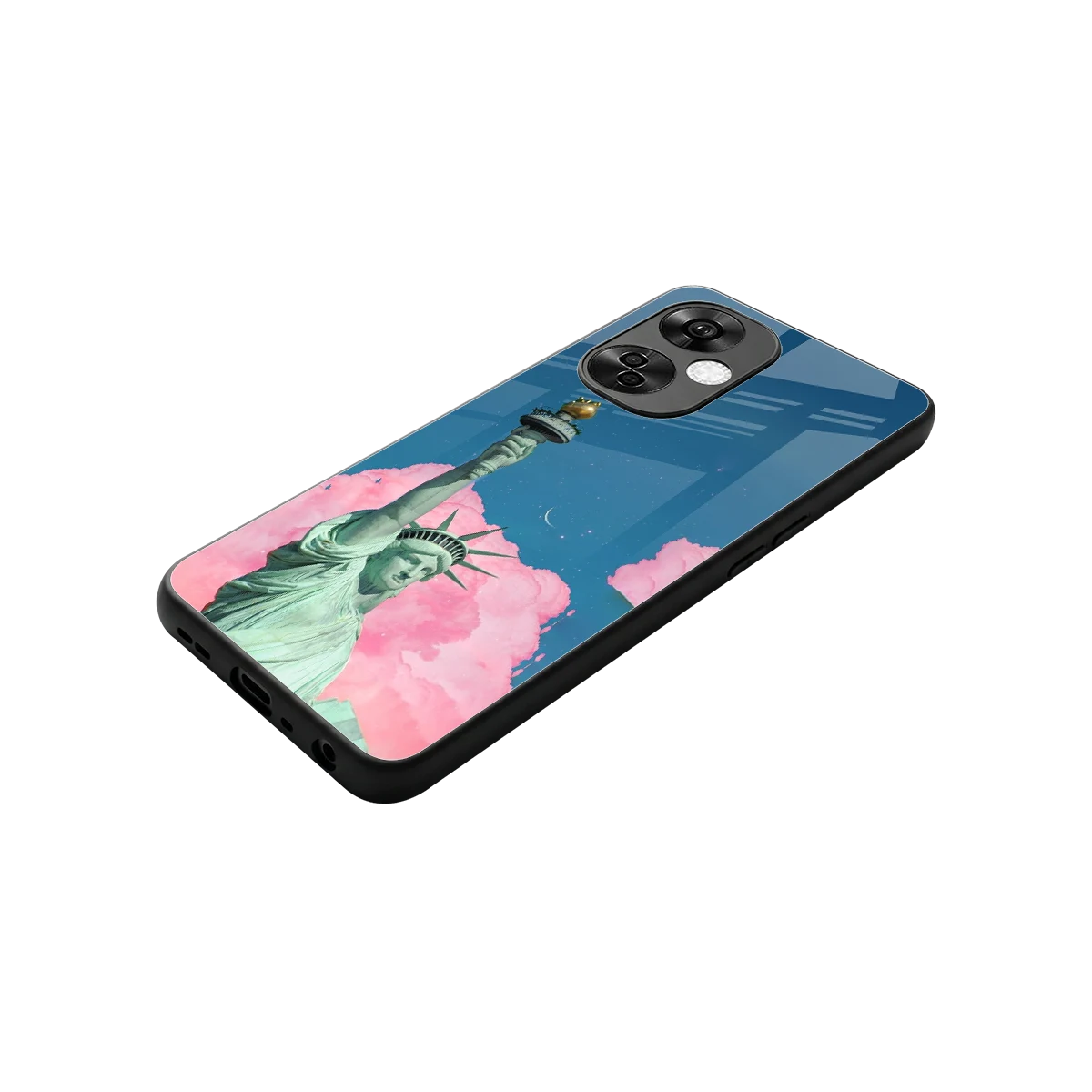 Dreamy Freedom stylish phone case for oneplus nord ce 3 lite | glossy glass and slim fit