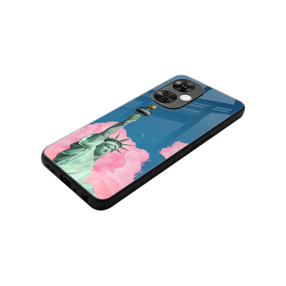 Dreamy Freedom stylish phone case for oneplus nord ce 3 lite | glossy glass and slim fit