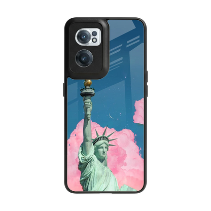 Dreamy Freedom back phone cover | glass case for oneplus nord ce 2