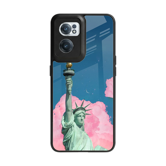 Dreamy Freedom back phone cover | glass case for oneplus nord ce 2