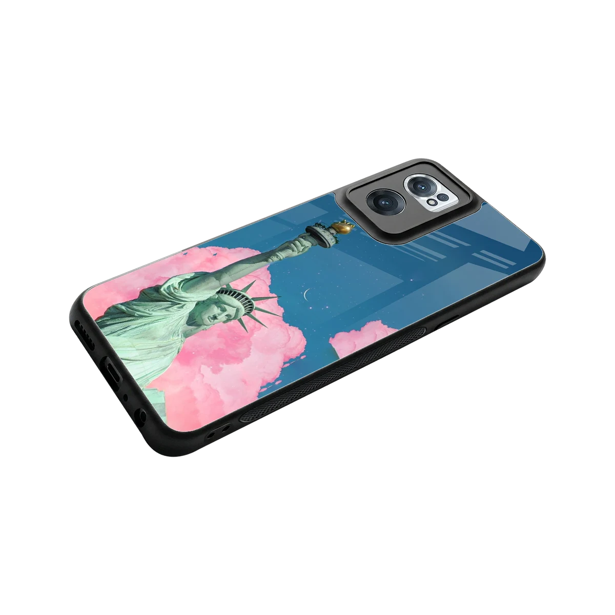 Dreamy Freedom stylish phone case for oneplus nord ce 2 | glossy glass and slim fit