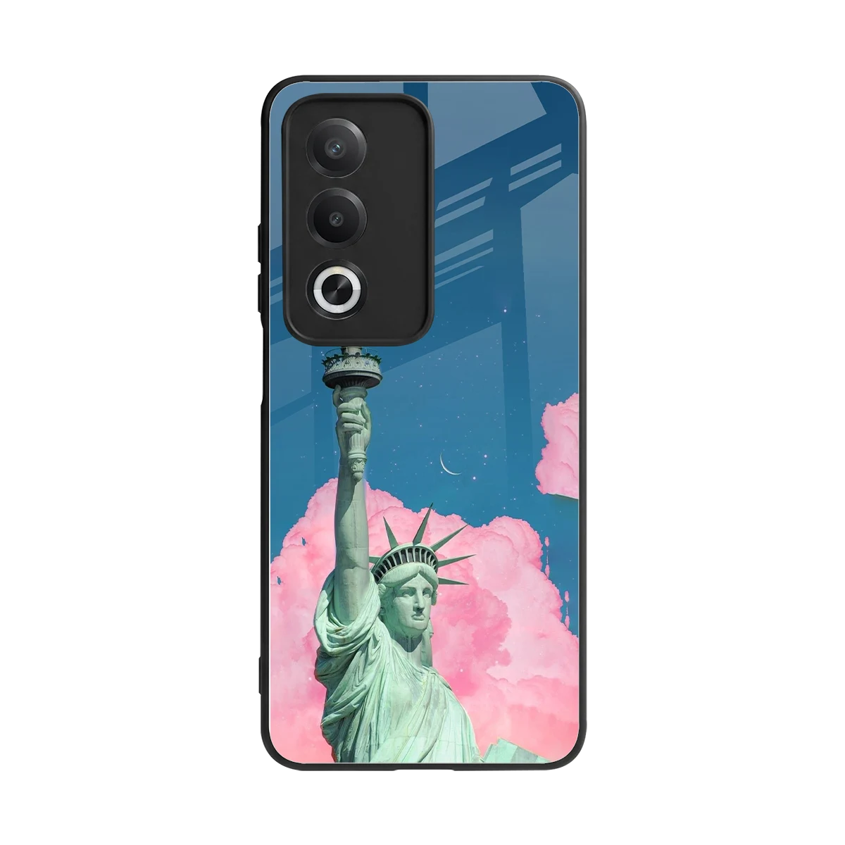 Dreamy Freedom back phone cover | glass case for oppo a3 pro