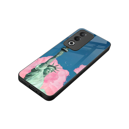 Dreamy Freedom stylish phone case for oppo a3 pro | glossy glass and slim fit