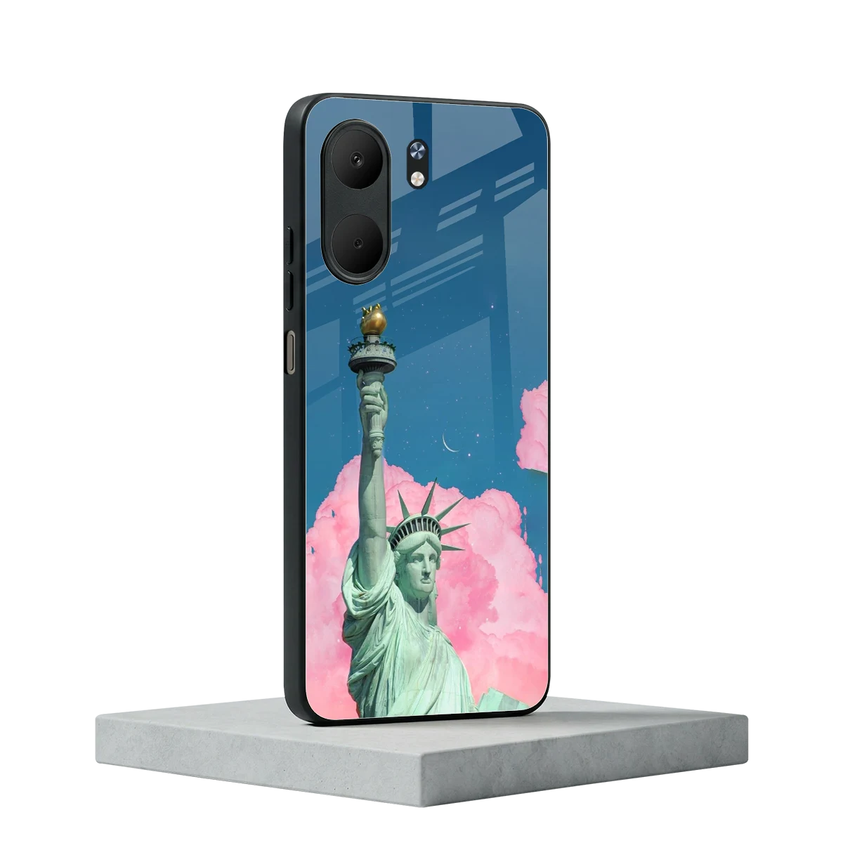 Dreamy Freedom oppo a5x 5g mobile cover | shockproof glass phone case