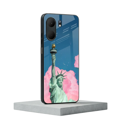 Dreamy Freedom oppo a5x 5g mobile cover | shockproof glass phone case