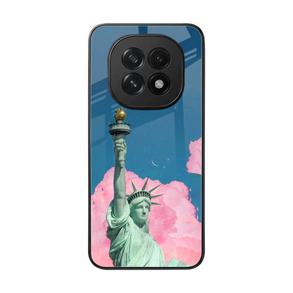 Dreamy Freedom back phone cover | glass case for oppo f29 5g