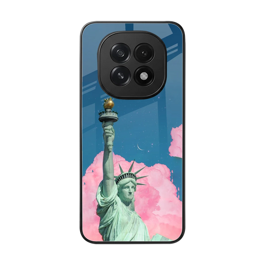 Dreamy Freedom back phone cover | glass case for oppo f29 5g