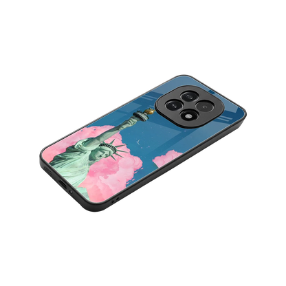 Dreamy Freedom stylish phone case for oppo f29 5g | glossy glass and slim fit