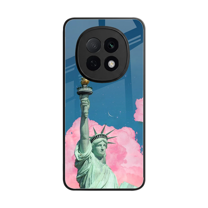 Dreamy Freedom back phone cover | glass case for oppo f29 pro 5g