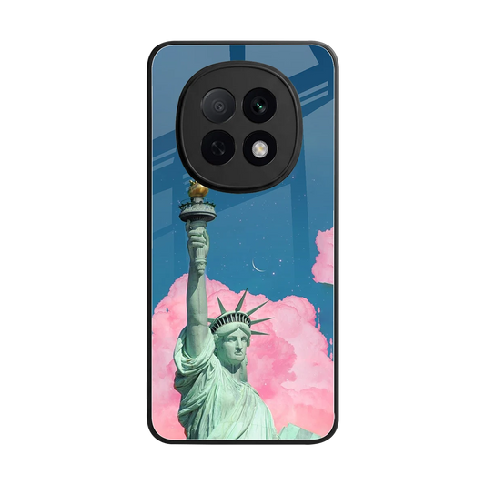 Dreamy Freedom back phone cover | glass case for oppo f29 pro 5g