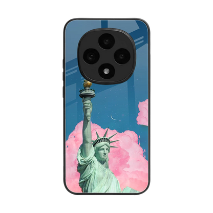 Dreamy Freedom back phone cover | glass case for oppo f31 pro 5g