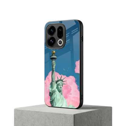 Dreamy Freedom oppo find x9 mobile cover | shockproof glass phone case