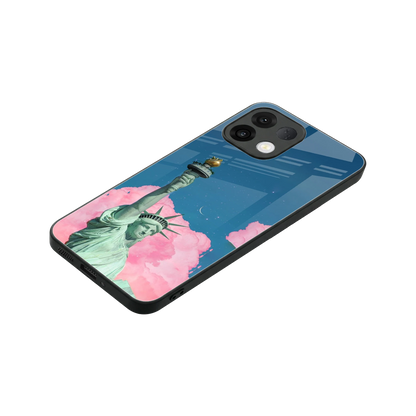 Dreamy Freedom stylish phone case for oppo k13 5g | glossy glass and slim fit