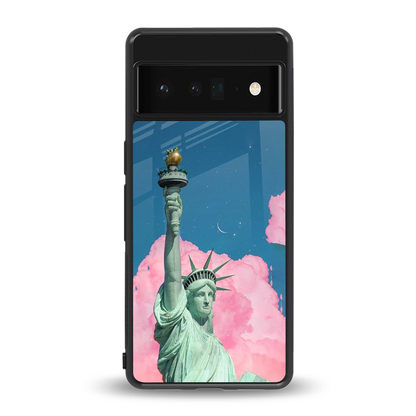 Dreamy Freedom back phone cover | glass case for google pixel 6 pro
