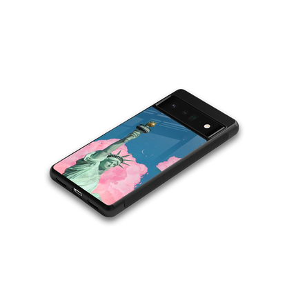 Dreamy Freedom google pixel 6 pro mobile cover | shockproof glass phone case