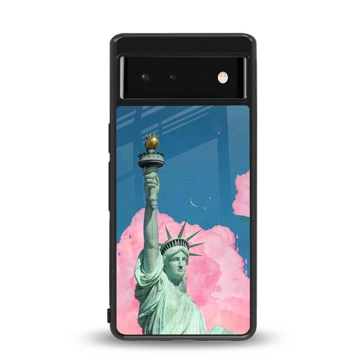 Dreamy Freedom back phone cover | glass case for google pixel 6