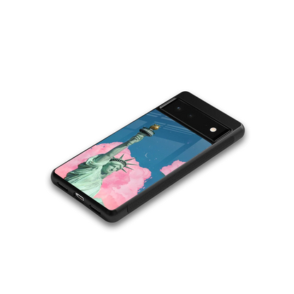 Dreamy Freedom google pixel 6a mobile cover | shockproof glass phone case