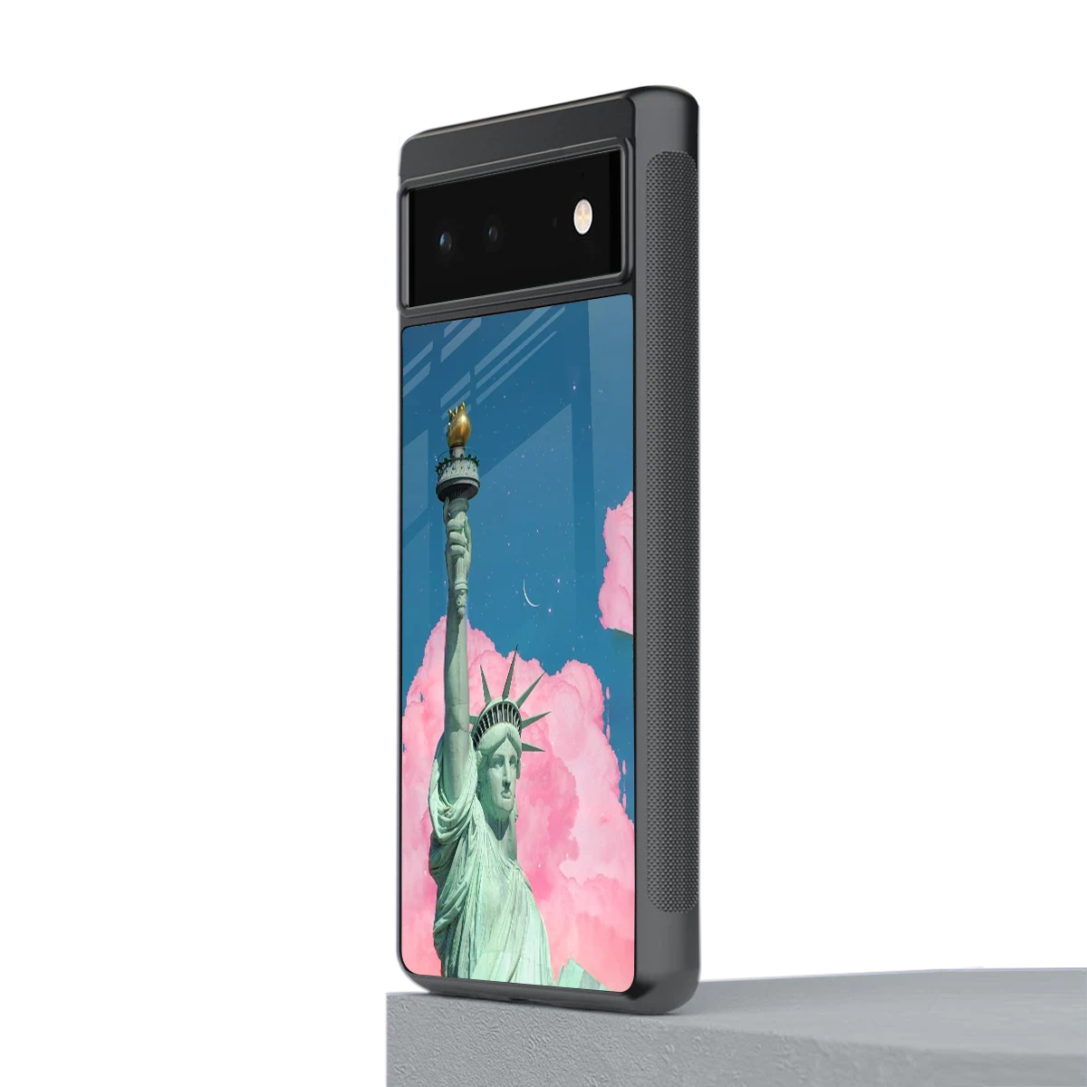 Dreamy Freedom stylish phone case for google pixel 6a | glossy glass and slim fit