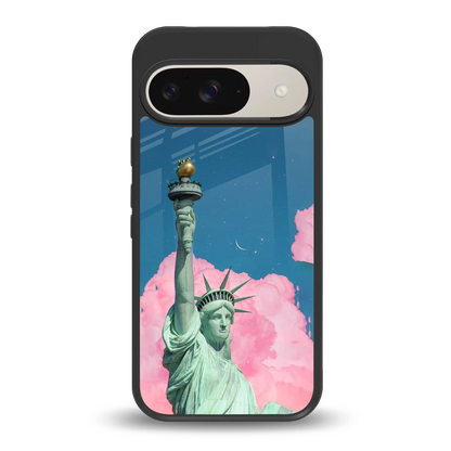 Dreamy Freedom back phone cover | glass case for google pixel 9