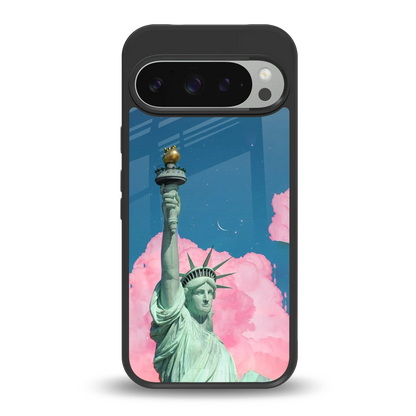 Dreamy Freedom back phone cover | glass case for google pixel 9 pro