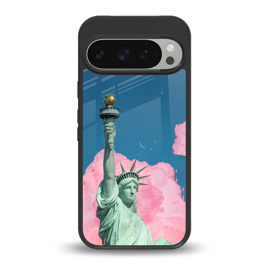 Dreamy Freedom back phone cover | glass case for google pixel 9 pro
