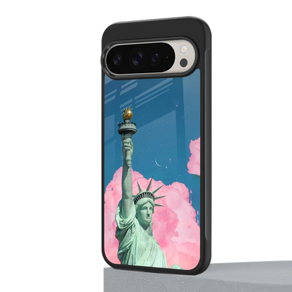 Dreamy Freedom google pixel 9 pro mobile cover | shockproof glass phone case