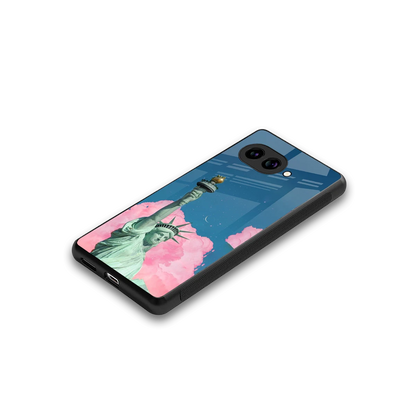 Dreamy Freedom stylish phone case for google pixel 9a | glossy glass and slim fit