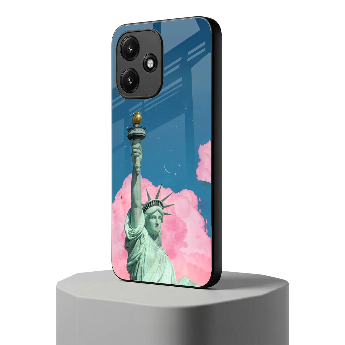 Dreamy Freedom redmi 12 5g mobile cover | shockproof glass phone case