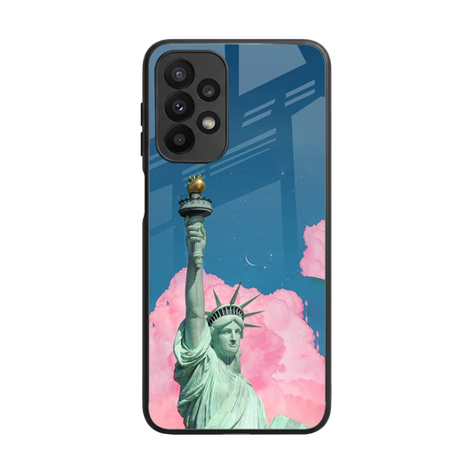 Dreamy Freedom back phone cover | glass case for samsung galaxy a23
