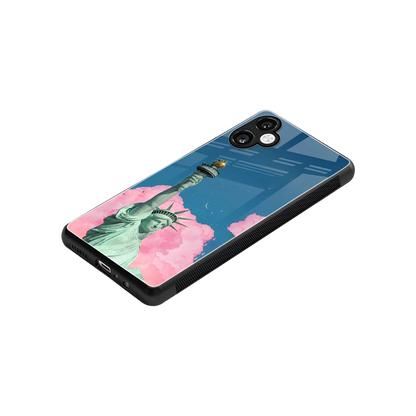 Dreamy Freedom stylish phone case for samsung galaxy a06 5g | glossy glass and slim fit