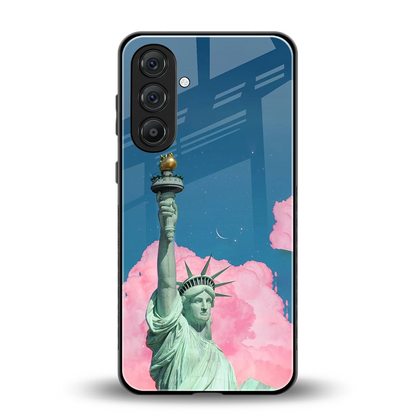 Dreamy Freedom back phone cover | glass case for samsung galaxy f15 5g