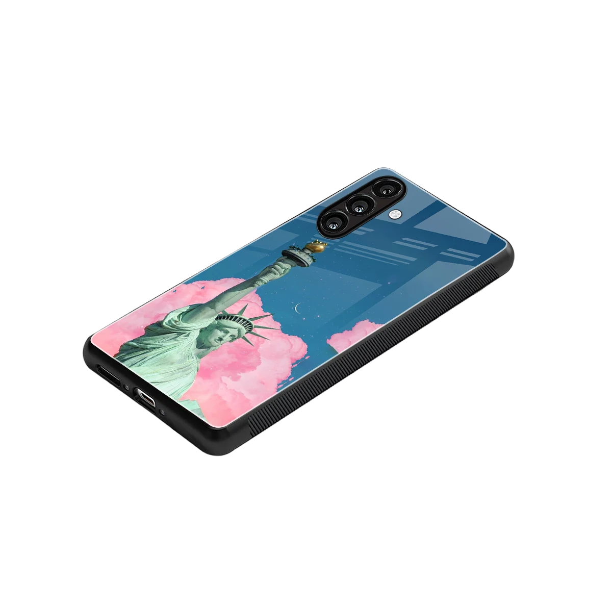 Dreamy Freedom stylish phone case for samsung galaxy a25 5g | glossy glass and slim fit