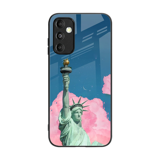 Dreamy Freedom back phone cover | glass case for samsung galaxy m14 5g