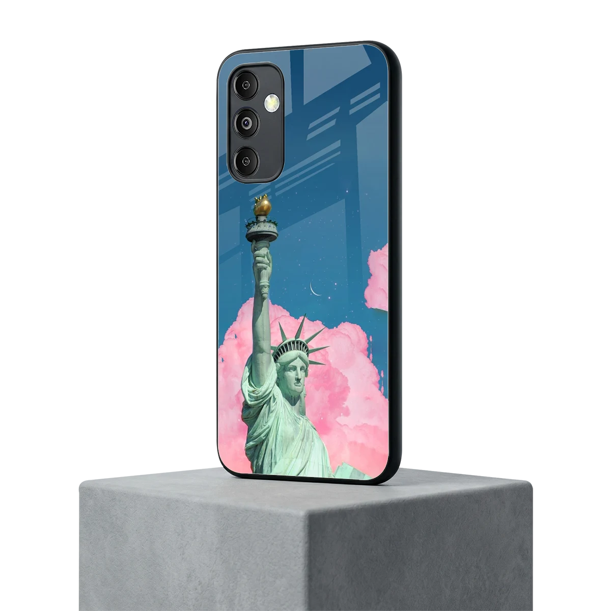 Dreamy Freedom samsung galaxy m14 5g mobile cover | shockproof glass phone case