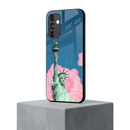 Dreamy Freedom samsung galaxy m14 5g mobile cover | shockproof glass phone case
