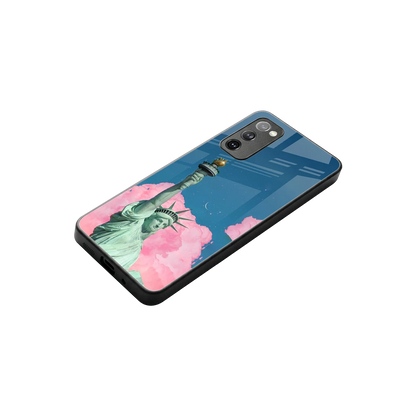 Dreamy Freedom stylish phone case for samsung galaxy s20 fe | glossy glass and slim fit